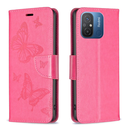 Embossing Two Butterflies Pattern Leather Phone Case, For vivo Y02 4G, For Xiaomi Redmi 12C, For Xiaomi Redmi K60 / K60 Pro, For Xiaomi Redmi Note 12 Pro+ Global