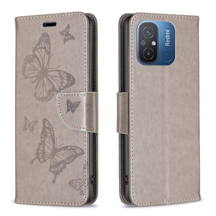 Embossing Two Butterflies Pattern Leather Phone Case, For vivo Y02 4G, For Xiaomi Redmi 12C, For Xiaomi Redmi K60 / K60 Pro, For Xiaomi Redmi Note 12 Pro+ Global