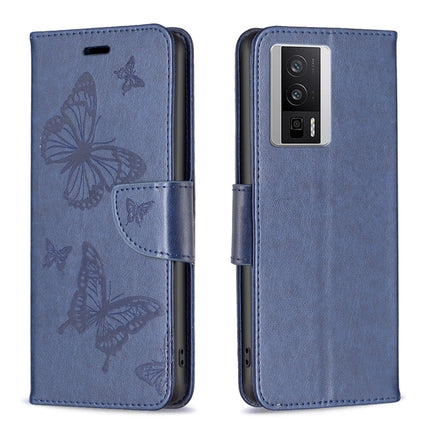 Embossing Two Butterflies Pattern Leather Phone Case, For vivo Y02 4G, For Xiaomi Redmi 12C, For Xiaomi Redmi K60 / K60 Pro, For Xiaomi Redmi Note 12 Pro+ Global