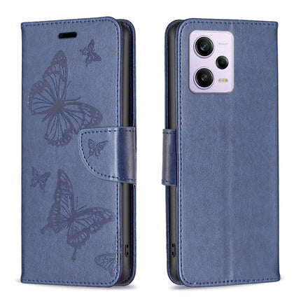 Embossing Two Butterflies Pattern Leather Phone Case, For vivo Y02 4G, For Xiaomi Redmi 12C, For Xiaomi Redmi K60 / K60 Pro, For Xiaomi Redmi Note 12 Pro+ Global