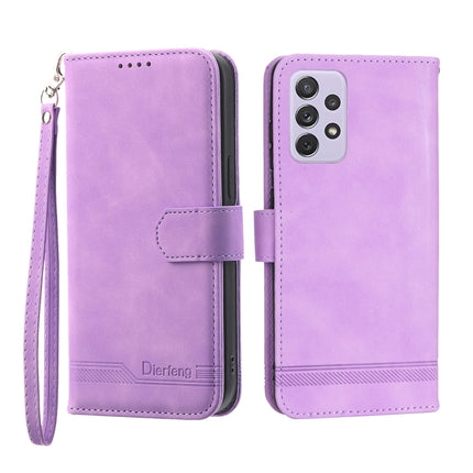 Dierfeng Dream Line TPU + PU Leather Phone Case, For Samsung Galaxy A32 5G, For Samsung Galaxy A52 5G / 4G, For Samsung Galaxy A72 5G / 4G, For Samsung Galaxy A22 4G