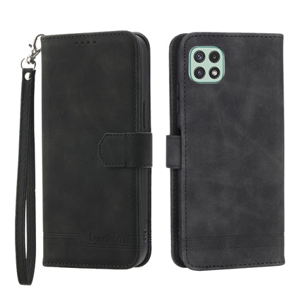 Dierfeng Dream Line TPU + PU Leather Phone Case, For Samsung Galaxy A22 5G, For Samsung Galaxy A03s 164mm, For Samsung Galaxy A03s 166mm, For Samsung Galaxy A03s US Version