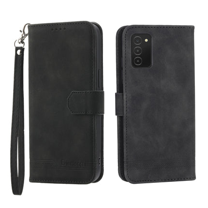 Dierfeng Dream Line TPU + PU Leather Phone Case, For Samsung Galaxy A22 5G, For Samsung Galaxy A03s 164mm, For Samsung Galaxy A03s 166mm, For Samsung Galaxy A03s US Version