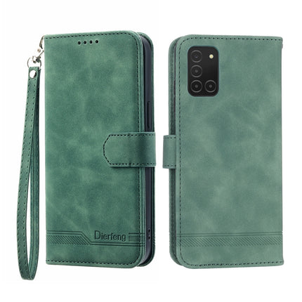 Dierfeng Dream Line TPU + PU Leather Phone Case, For Samsung Galaxy A22 5G, For Samsung Galaxy A03s 164mm, For Samsung Galaxy A03s 166mm, For Samsung Galaxy A03s US Version