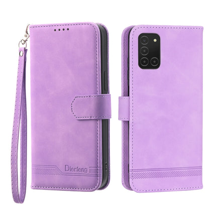 Dierfeng Dream Line TPU + PU Leather Phone Case, For Samsung Galaxy A22 5G, For Samsung Galaxy A03s 164mm, For Samsung Galaxy A03s 166mm, For Samsung Galaxy A03s US Version