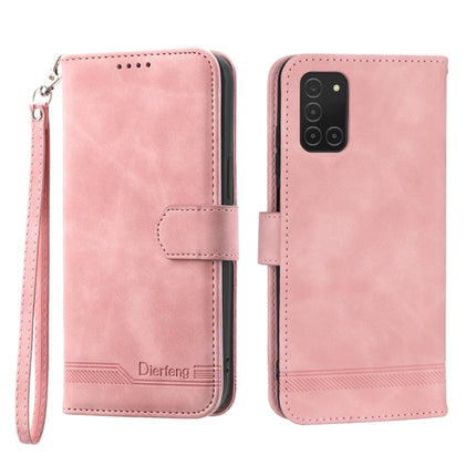 Dierfeng Dream Line TPU + PU Leather Phone Case, For Samsung Galaxy A22 5G, For Samsung Galaxy A03s 164mm, For Samsung Galaxy A03s 166mm, For Samsung Galaxy A03s US Version