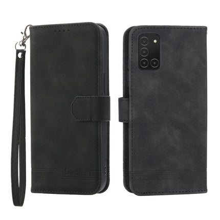 Dierfeng Dream Line TPU + PU Leather Phone Case, For Samsung Galaxy A22 5G, For Samsung Galaxy A03s 164mm, For Samsung Galaxy A03s 166mm, For Samsung Galaxy A03s US Version