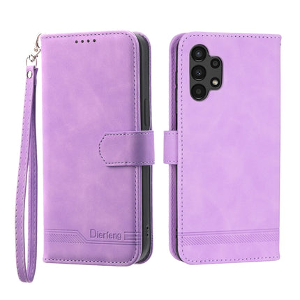 Dierfeng Dream Line TPU + PU Leather Phone Case, For Samsung Galaxy A13, For Samsung Galaxy A53, For Samsung Galaxy A73, For Samsung Galaxy A23