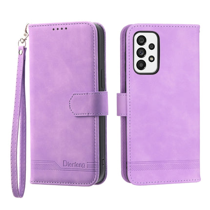 Dierfeng Dream Line TPU + PU Leather Phone Case, For Samsung Galaxy A13, For Samsung Galaxy A53, For Samsung Galaxy A73, For Samsung Galaxy A23