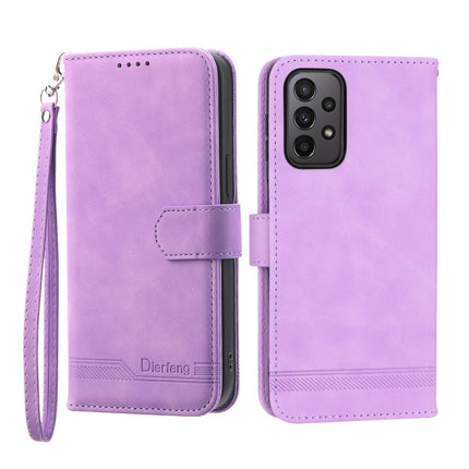 Dierfeng Dream Line TPU + PU Leather Phone Case, For Samsung Galaxy A13, For Samsung Galaxy A53, For Samsung Galaxy A73, For Samsung Galaxy A23
