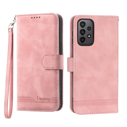 Dierfeng Dream Line TPU + PU Leather Phone Case, For Samsung Galaxy A13, For Samsung Galaxy A53, For Samsung Galaxy A73, For Samsung Galaxy A23