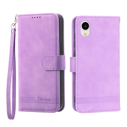 Dierfeng Dream Line TPU + PU Leather Phone Case, For Samsung Galaxy A33, For Samsung Galaxy A22e 5G JP Version, For Samsung Galaxy A14, For Samsung Galaxy A54