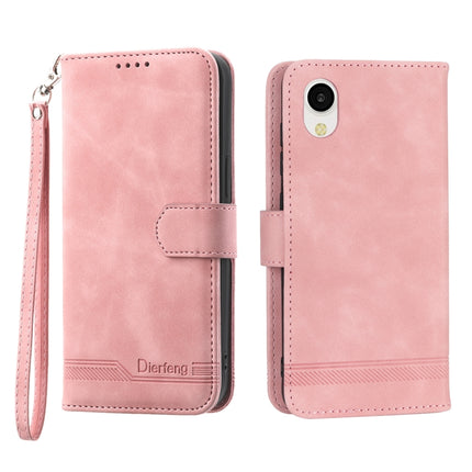 Dierfeng Dream Line TPU + PU Leather Phone Case, For Samsung Galaxy A33, For Samsung Galaxy A22e 5G JP Version, For Samsung Galaxy A14, For Samsung Galaxy A54