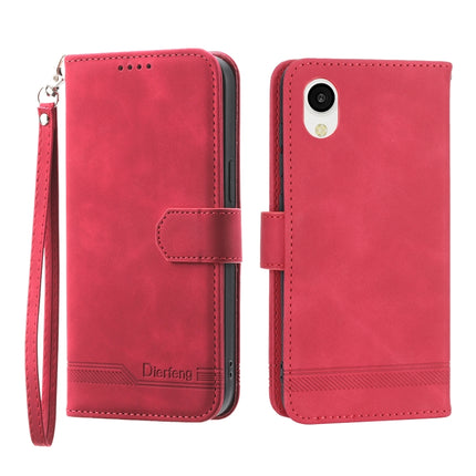 Dierfeng Dream Line TPU + PU Leather Phone Case, For Samsung Galaxy A33, For Samsung Galaxy A22e 5G JP Version, For Samsung Galaxy A14, For Samsung Galaxy A54