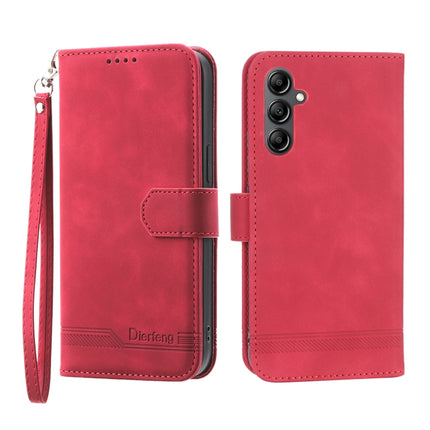 Dierfeng Dream Line TPU + PU Leather Phone Case, For Samsung Galaxy A34, For Samsung Galaxy S20 FE, For Samsung Galaxy S21 5G, For Samsung Galaxy S21+ 5G