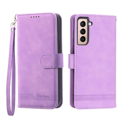 Dierfeng Dream Line TPU + PU Leather Phone Case, For Samsung Galaxy A34, For Samsung Galaxy S20 FE, For Samsung Galaxy S21 5G, For Samsung Galaxy S21+ 5G