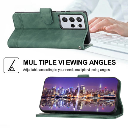 Dierfeng Dream Line TPU + PU Leather Phone Case, For Samsung Galaxy S21 Ultra 5G, For Samsung Galaxy S21 FE 5G, For Samsung Galaxy S22 5G, For Samsung Galaxy S22+ 5G
