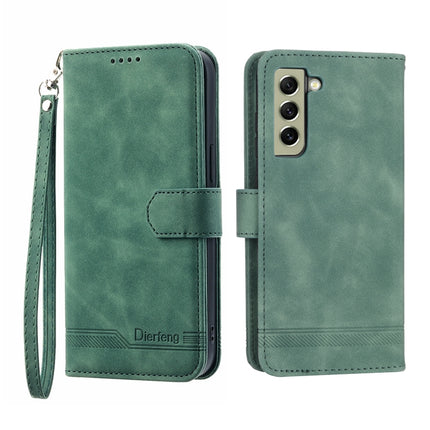 Dierfeng Dream Line TPU + PU Leather Phone Case, For Samsung Galaxy S21 Ultra 5G, For Samsung Galaxy S21 FE 5G, For Samsung Galaxy S22 5G, For Samsung Galaxy S22+ 5G