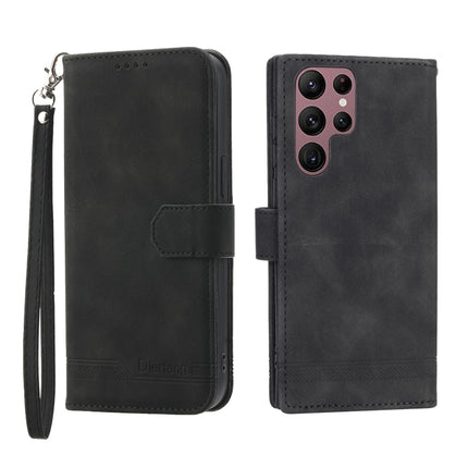 Dierfeng Dream Line TPU + PU Leather Phone Case, For Samsung Galaxy S22 Ultra 5G, For Samsung Galaxy S23 5G, For Samsung Galaxy S23 Ultra 5G, For Samsung Galaxy S23+ 5G