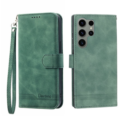 Dierfeng Dream Line TPU + PU Leather Phone Case, For Samsung Galaxy S22 Ultra 5G, For Samsung Galaxy S23 5G, For Samsung Galaxy S23 Ultra 5G, For Samsung Galaxy S23+ 5G