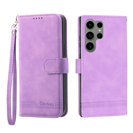 Dierfeng Dream Line TPU + PU Leather Phone Case, For Samsung Galaxy S22 Ultra 5G, For Samsung Galaxy S23 5G, For Samsung Galaxy S23 Ultra 5G, For Samsung Galaxy S23+ 5G