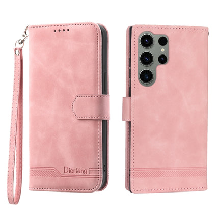 Dierfeng Dream Line TPU + PU Leather Phone Case, For Samsung Galaxy S22 Ultra 5G, For Samsung Galaxy S23 5G, For Samsung Galaxy S23 Ultra 5G, For Samsung Galaxy S23+ 5G
