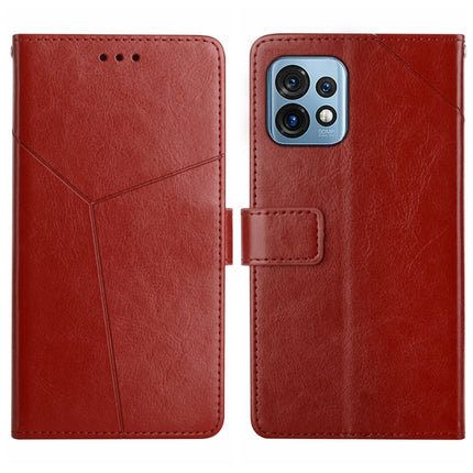 HT01 Y-shaped Pattern Flip Leather Phone Case, For Motorola Moto E13 4G, For Motorola Edge+ 2023, For Motorola Moto G23 4G/G13 4G, For Motorola Moto G53 5G/G13/G23