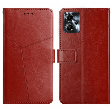 HT01 Y-shaped Pattern Flip Leather Phone Case, For Motorola Moto E13 4G, For Motorola Edge+ 2023, For Motorola Moto G23 4G/G13 4G, For Motorola Moto G53 5G/G13/G23