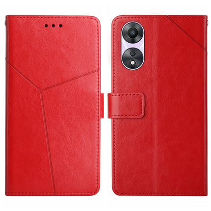 HT01 Y-shaped Pattern Flip Leather Phone Case, For Motorola Moto G73 5G, For OPPO A58 5G/A78 5G, For OPPO Reno8 T 4G, For TCL 40 SE