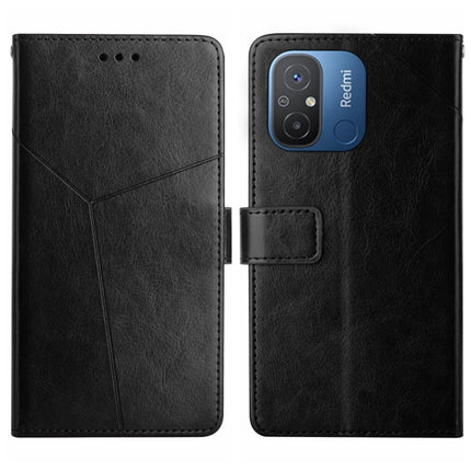 HT01 Y-shaped Pattern Flip Leather Phone Case, For Xiaomi Redmi 11A 4G