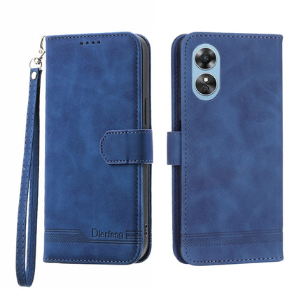 Dierfeng Dream Line TPU + PU Leather Phone Case, For OPPO A17, For OPPO A57 4G, For OPPO A57 5G, For OPPO Reno8