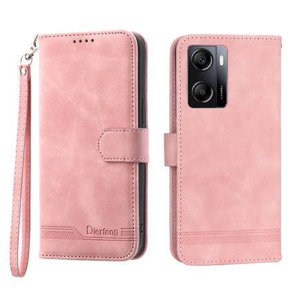Dierfeng Dream Line TPU + PU Leather Phone Case, For OPPO A17, For OPPO A57 4G, For OPPO A57 5G, For OPPO Reno8