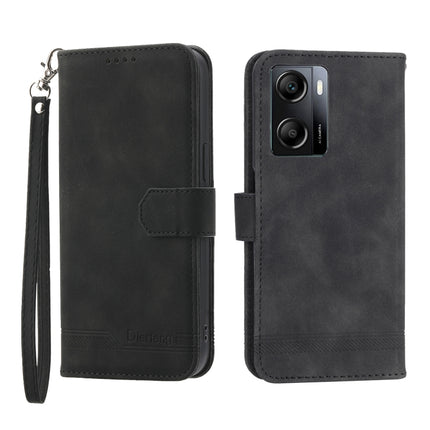 Dierfeng Dream Line TPU + PU Leather Phone Case, For OPPO A17, For OPPO A57 4G, For OPPO A57 5G, For OPPO Reno8