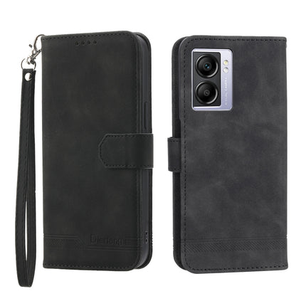 Dierfeng Dream Line TPU + PU Leather Phone Case, For OPPO A17, For OPPO A57 4G, For OPPO A57 5G, For OPPO Reno8
