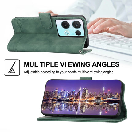 Dierfeng Dream Line TPU + PU Leather Phone Case, For OPPO Reno8 Pro, For Realme 9i, For Realme C12 / C15 / C25