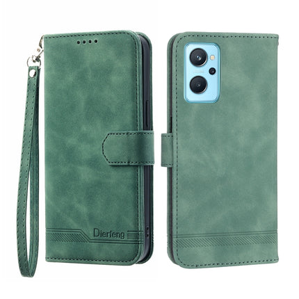 Dierfeng Dream Line TPU + PU Leather Phone Case, For OPPO Reno8 Pro, For Realme 9i, For Realme C12 / C15 / C25