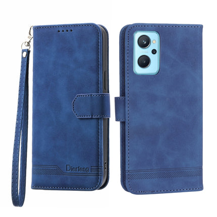Dierfeng Dream Line TPU + PU Leather Phone Case, For OPPO Reno8 Pro, For Realme 9i, For Realme C12 / C15 / C25