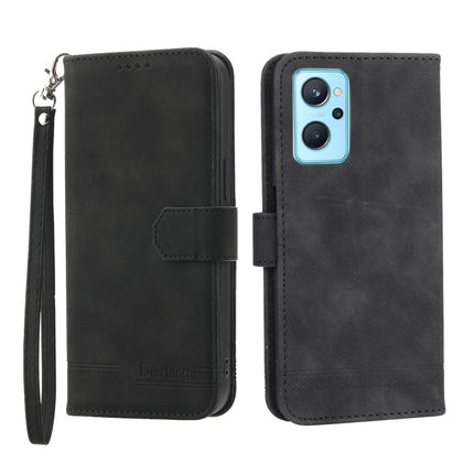 Dierfeng Dream Line TPU + PU Leather Phone Case, For OPPO Reno8 Pro, For Realme 9i, For Realme C12 / C15 / C25