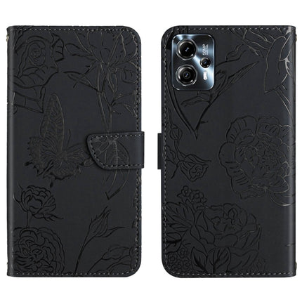 HT03 Skin Feel Butterfly Embossed Flip Leather Phone Case, For Motorola Moto E13 4G, For Motorola Edge+ 2023, For Motorola Moto G23 4G/G13 4G, For Motorola Moto G53 5G/G13/G23