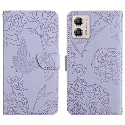 HT03 Skin Feel Butterfly Embossed Flip Leather Phone Case, For Motorola Moto E13 4G, For Motorola Edge+ 2023, For Motorola Moto G23 4G/G13 4G, For Motorola Moto G53 5G/G13/G23