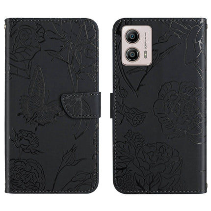 HT03 Skin Feel Butterfly Embossed Flip Leather Phone Case, For Motorola Moto E13 4G, For Motorola Edge+ 2023, For Motorola Moto G23 4G/G13 4G, For Motorola Moto G53 5G/G13/G23