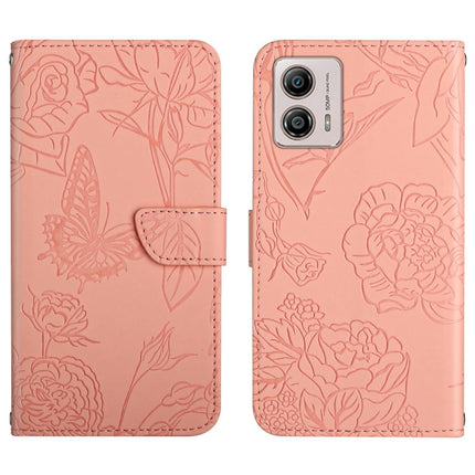 HT03 Skin Feel Butterfly Embossed Flip Leather Phone Case, For Motorola Moto E13 4G, For Motorola Edge+ 2023, For Motorola Moto G23 4G/G13 4G, For Motorola Moto G53 5G/G13/G23