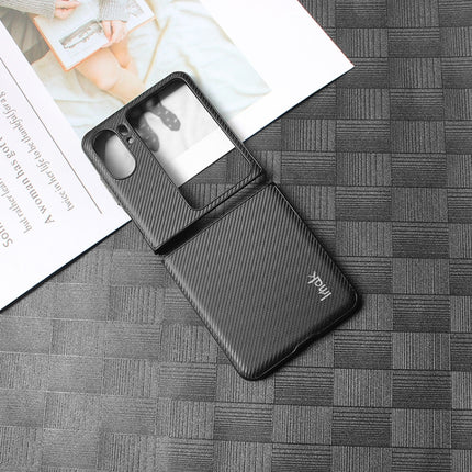 IMAK Ruiyi Series Carbon Fiber Texture PC Phone Case, For OPPO Find N2 Flip 5G