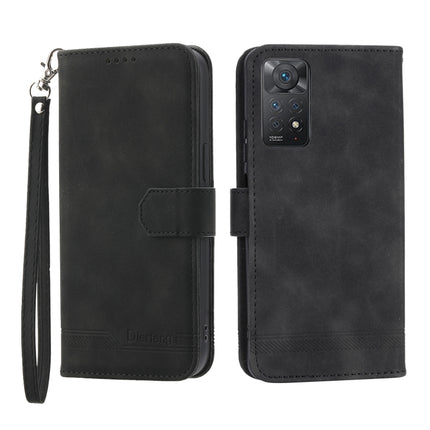 Dierfeng Dream Line TPU + PU Leather Phone Case, For Xiaomi Redmi Note 11 / Note 11S, For Xiaomi Redmi Note 11 Pro Foreign, For Xiaomi Redmi 10C, For Xiaomi Redmi 10A