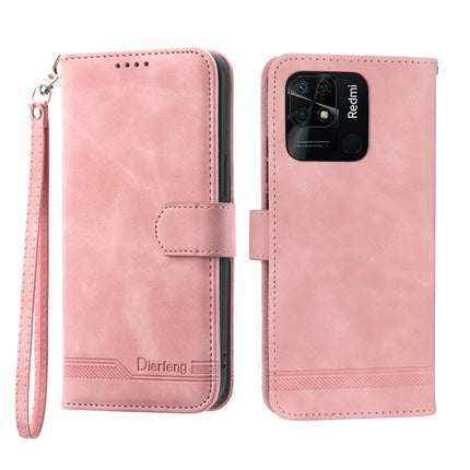Dierfeng Dream Line TPU + PU Leather Phone Case, For Xiaomi Redmi Note 11 / Note 11S, For Xiaomi Redmi Note 11 Pro Foreign, For Xiaomi Redmi 10C, For Xiaomi Redmi 10A