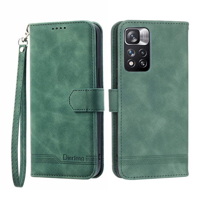 Dierfeng Dream Line TPU + PU Leather Phone Case, For Xiaomi Redmi Note 11 Pro Max, For Xiaomi Redmi A1 4G, For Xiaomi Redmi Note 12 Global, For Xiaomi Redmi Note 12 Pro 5G Global