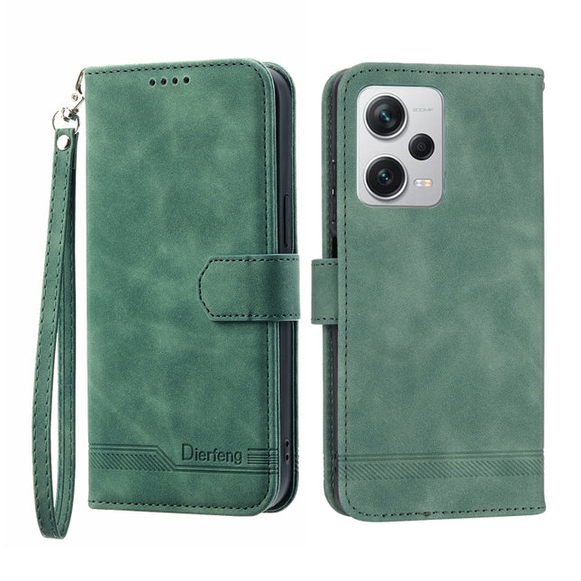 Dierfeng Dream Line TPU + PU Leather Phone Case, For Xiaomi Redmi Note 12 Pro+ Global, For Xiaomi Redmi K50 / K50 Pro, For Xiaomi Redmi Note 11 5G, For Xiaomi Mi 11T / 11T Pro