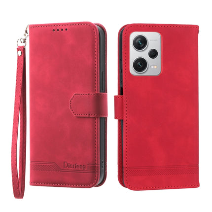 Dierfeng Dream Line TPU + PU Leather Phone Case, For Xiaomi Redmi Note 12 Pro+ Global, For Xiaomi Redmi K50 / K50 Pro, For Xiaomi Redmi Note 11 5G, For Xiaomi Mi 11T / 11T Pro