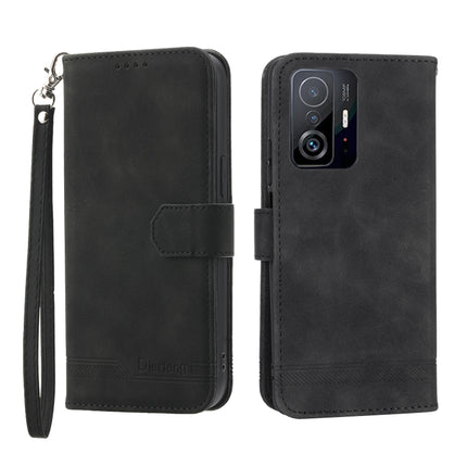 Dierfeng Dream Line TPU + PU Leather Phone Case, For Xiaomi Redmi Note 12 Pro+ Global, For Xiaomi Redmi K50 / K50 Pro, For Xiaomi Redmi Note 11 5G, For Xiaomi Mi 11T / 11T Pro