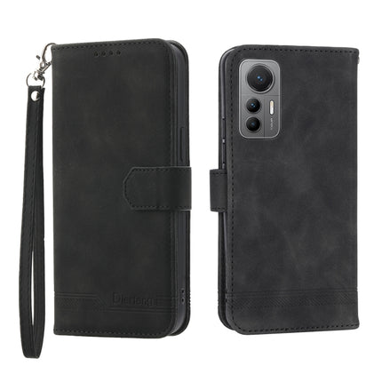 Dierfeng Dream Line TPU + PU Leather Phone Case, For Xiaomi 12 / 12X, For Xiaomi 12 Lite, For Xiaomi 12 Pro, For Xiaomi 12T